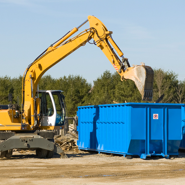 can i choose the location where the residential dumpster will be placed in Dawson Springs